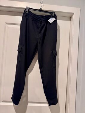 Black Cargo Jogger Pants - Unbranded